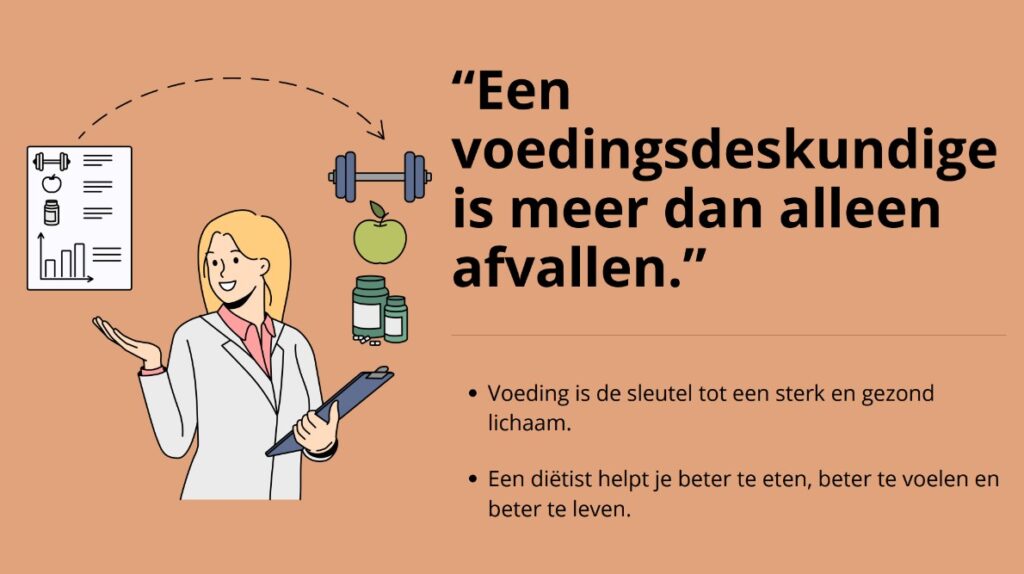 Een voedingsdeskundige is meer dan afvallen